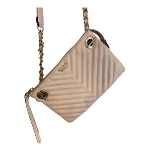 Victoria's Secret light pink Quilted Crossbody Bag